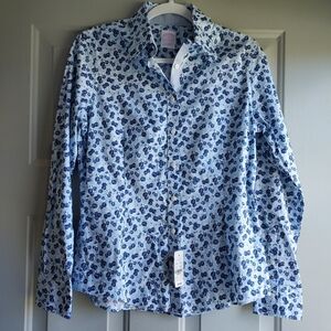 Brooks Brothers 346 Fitted Shirt Womens Size 10 NWT